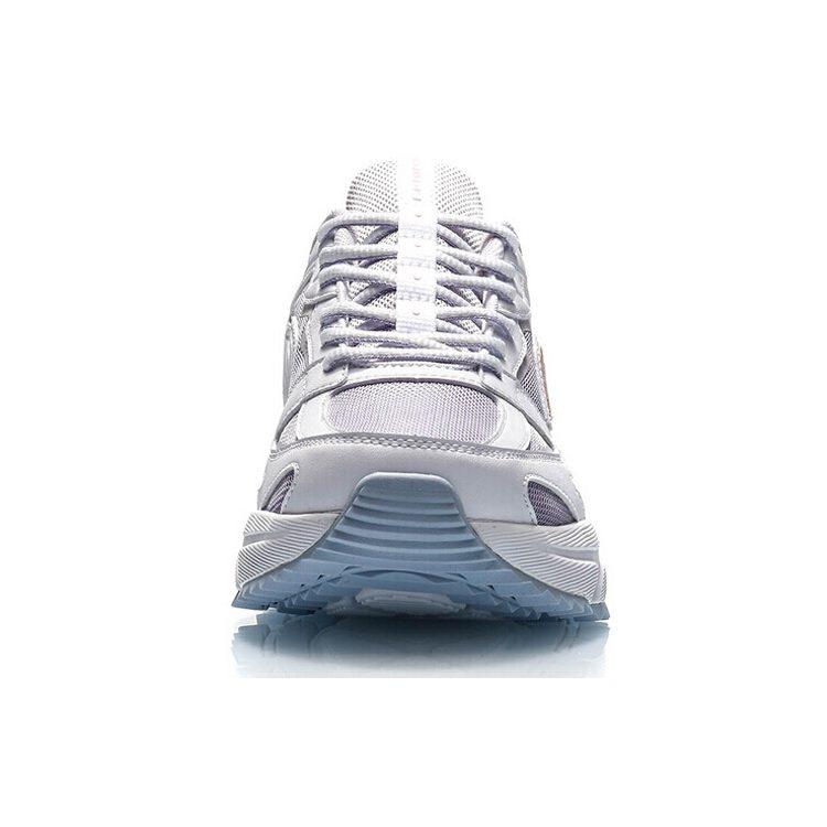 Li Ning Comfortable Fabric Cushioning Slip Resistant Abrasion Resistant Breathable Low Top Casual Running Shoes Women's ARLQ004-2