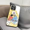 H-Heartstopper Handyhülle für iPhone 17 Air 16 15 14 12 11 13 Pro Max Mini X Xr Xs Puls Schwarze Glasabdeckung