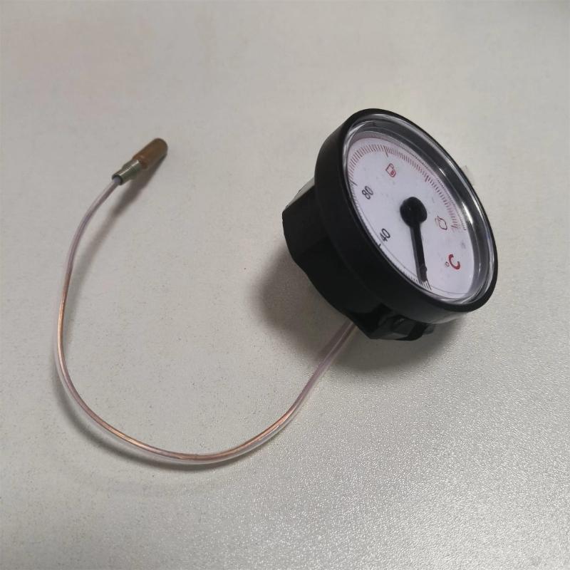 Stainless Steel 0-180℃ Gauge for Coffee Machine with Coil Temperature Gauge for Espresso Coffee Machine Temperature Gauge