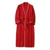 Unisex Quick-Dry Water-Absorbent Bathrobe: Four-Season Long-Sleeve Yukata with Towel Material