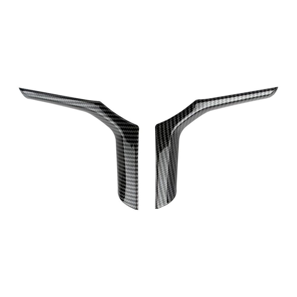 Carbon Fiber Look Steering Wheel Cover Trim For BMW 3 4 Series G20 G42 2019-2023
