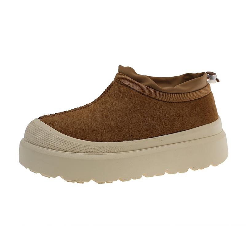 

Women Ankle Boots Casual Plus Size Women Sneakers Winter Plush Warm Snow Boots Fashion Fur Upper Height Increased Platform Shoes 35