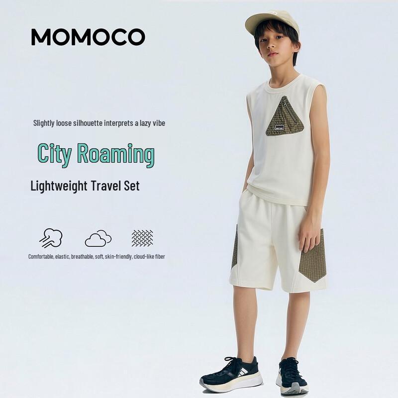 MOMOCO Boys  Fashion Summer Two-Piece Set 170