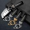 Carbon Fiber Texture Car Key Chain Ring Auto Keychain For Honda Vezel CRZ 5th City Civic FIT CRV Accord Jazz HRV Insight Odyssey AS9