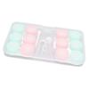 Contact Lens Case Professional Simple Portable Cosmetic Contact Lenses Box Holder with Nursing Liquid Bottle