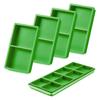 Pack of 4 Reusable Food Molds Silicone Texture Suitable for Freeze Dryer Trays Nonslip Dividers Dishwasher Safe