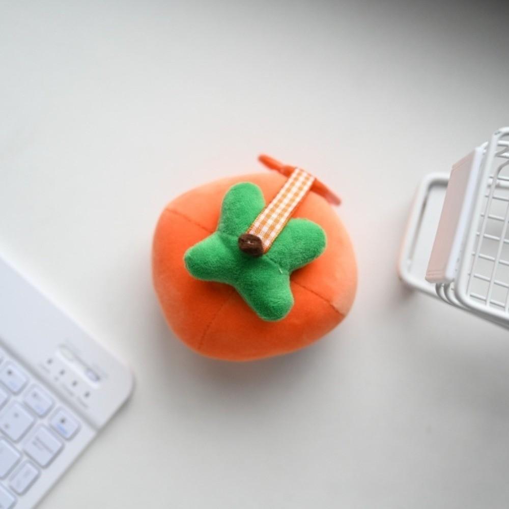 Strawberry Orange Bag Pendant Grape Plush Cherry Key Ring Fashion Fruit Key Chain Women