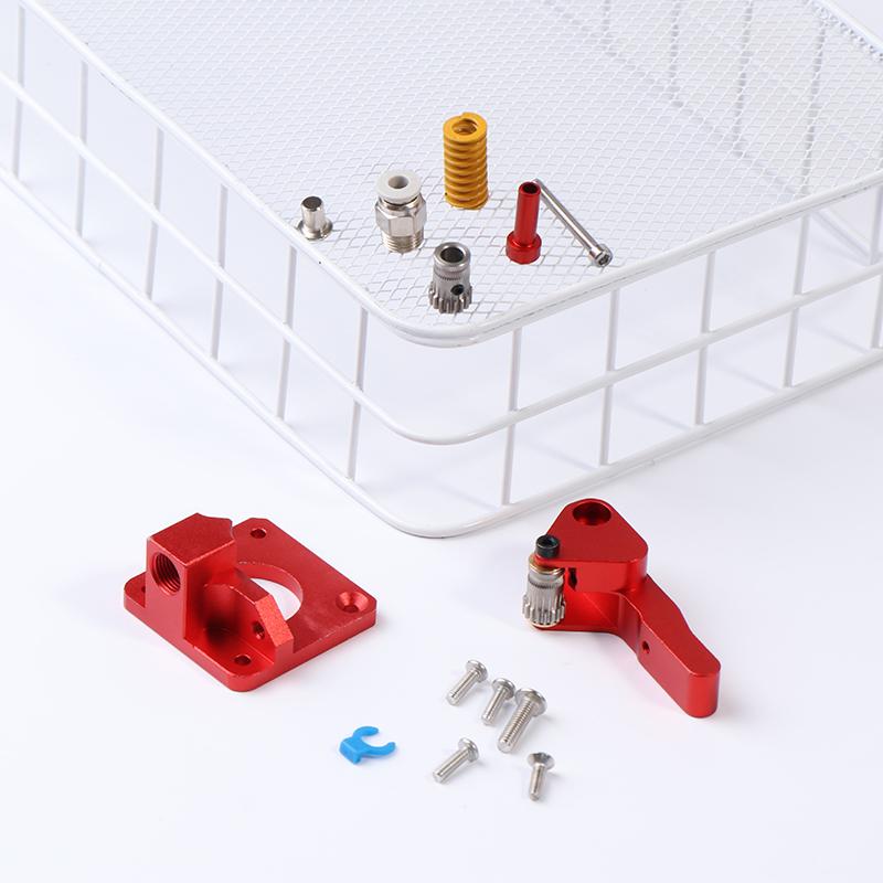 1Set Dual Gear Extruder Upgrade Motor Shaft Compatible With Cr-10S Pro Ender-3 Btech 3D Printer Dual Drive Extruder