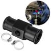 Black Water Temp Gauge Radiator Temperature Water Temp Joint Pipe Sensor Hose Adapter 18MM 20MM 22MM 24MM Interior Parts