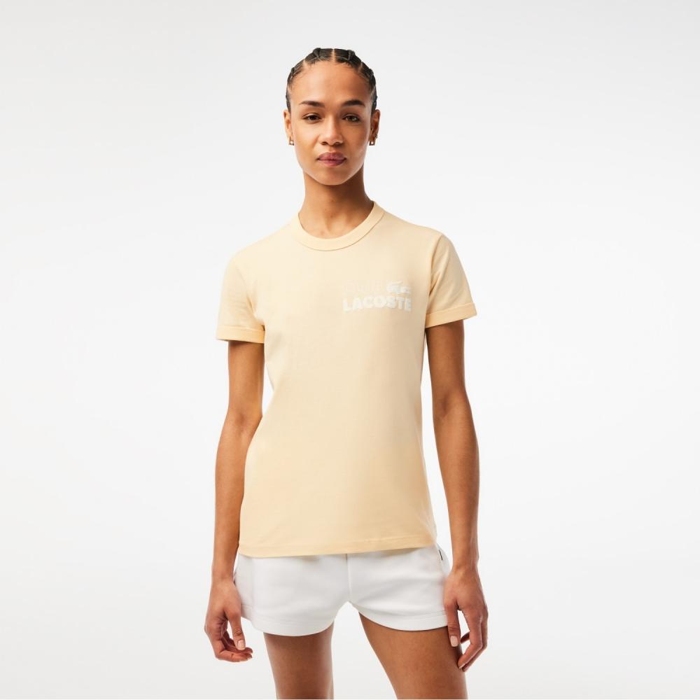 

LACOSTE Womens CLUB LACOSTE Short Sleeve TShirt TF560653G XB8