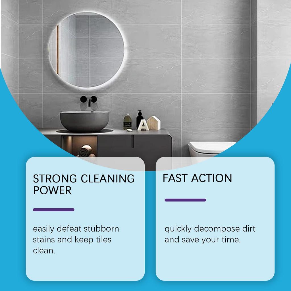 Jue-Fish Tile Cleaner Spray - Polish & Brighten Bathroom Floors
