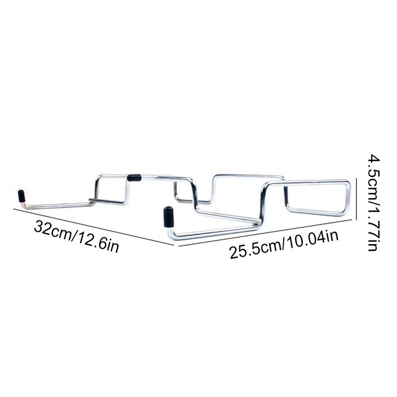 

Держатель для мусорного мешка для пикника на открытом воздухе из нержавеющей стали для кухни, бытового мусора, подвесная стойка для хранения инструментов на открытом воздухе серебряный