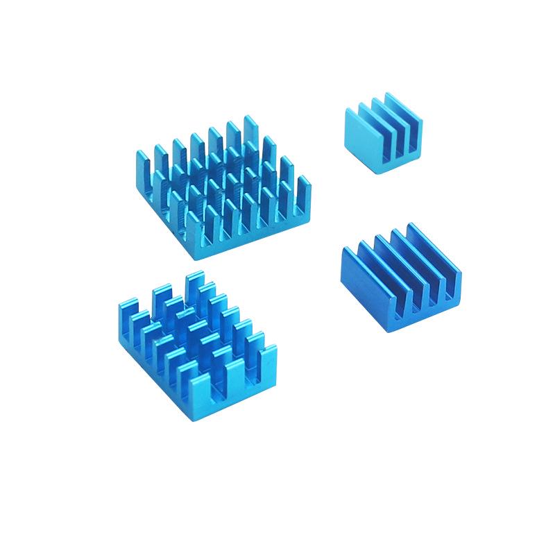Raspberry Pi 4 Model B Copper Aluminum 4-Piece Adhesive Heatsink Set