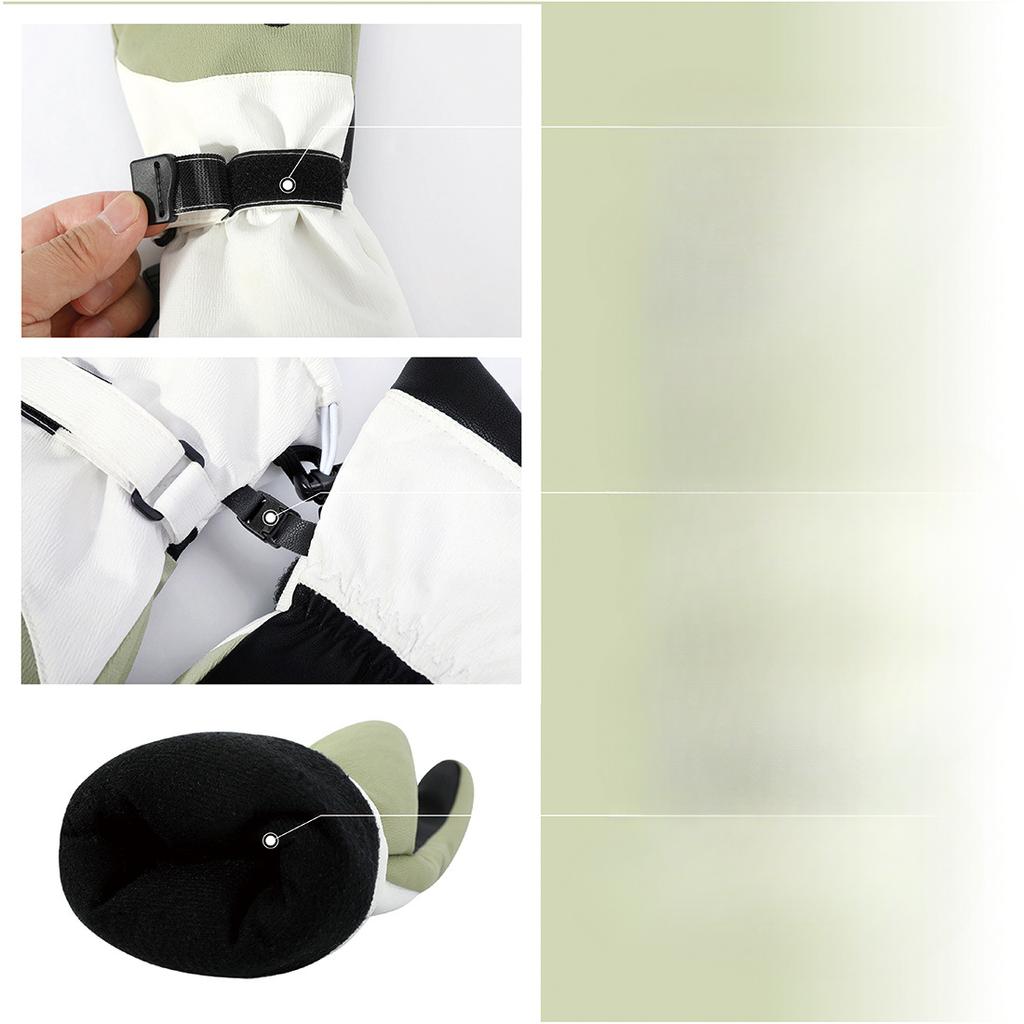 New Winter Women's Ski Gloves Warm and Waterproof Five Finger Sports Outdoor Thickened Touch Screen Men's Cycling Gloves