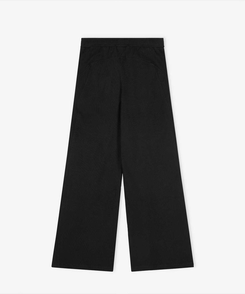 Nyuballanseu Nbmlg2W312 / Women Soft Fresh Ribbed Wide Pants (Black)
