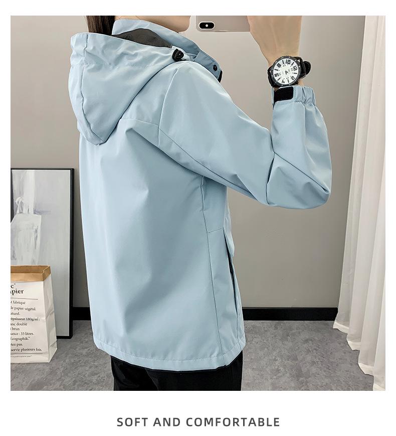 Women's Outdoor Hooded Waterproof Windbreaker Jacket