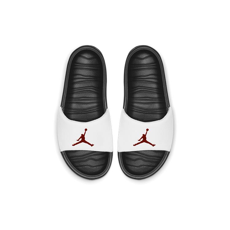 Jordan Break Slide Black University Red White AR6374-016