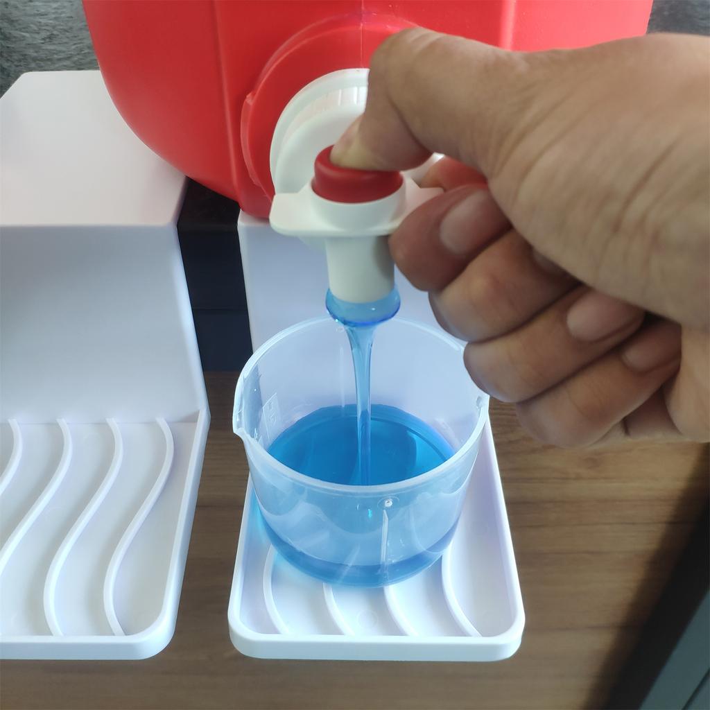 2Pcs Detergent Cup Holder Bracket Anti-Slip Detergent Drip Catcher Thick Plastic Laundry Drip Tray Catcher No More Leaks