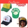 Stranger Things Summer Baseball Cap With Sun Protection, Trendy Yellow And Black