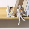Reading Woman Resin Figurine - Creative Bookshelf and Home Study Decoration Ornament