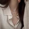 Pearl Necklace for Crystal Venetian Stainless For Comes with Gift Box [VIROMY] Women, Pearl, Pearl, Chain, Steel, Hypoallergenic, Silver, Weddings,