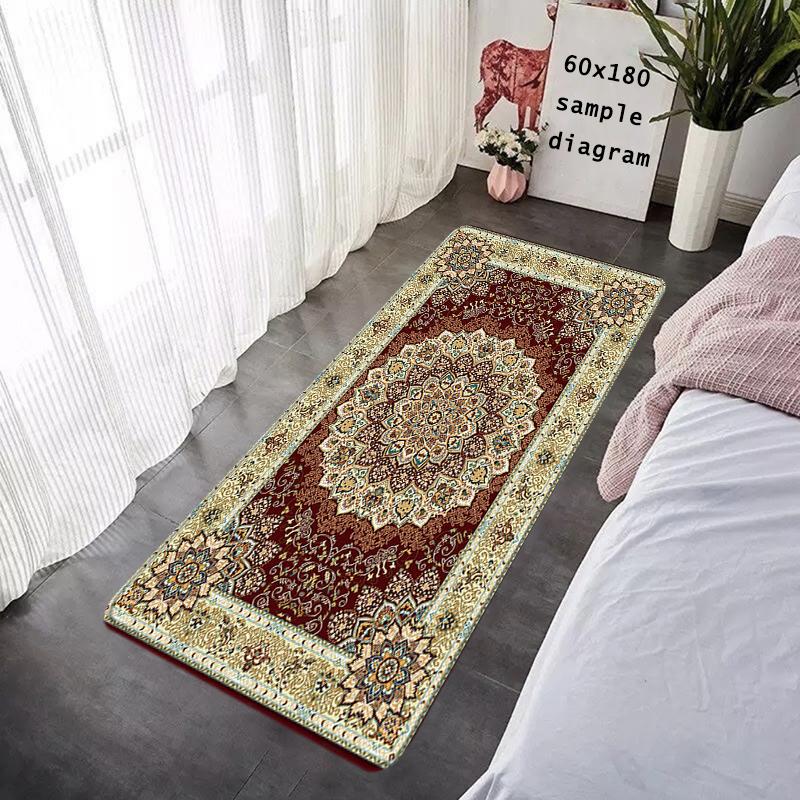 Hallway Door Mats Interior Foot Rug Persian Style Welcome Floor Mat for Entryway Rectangle Carpet Kitchen Rugs Fluffy Home Decor