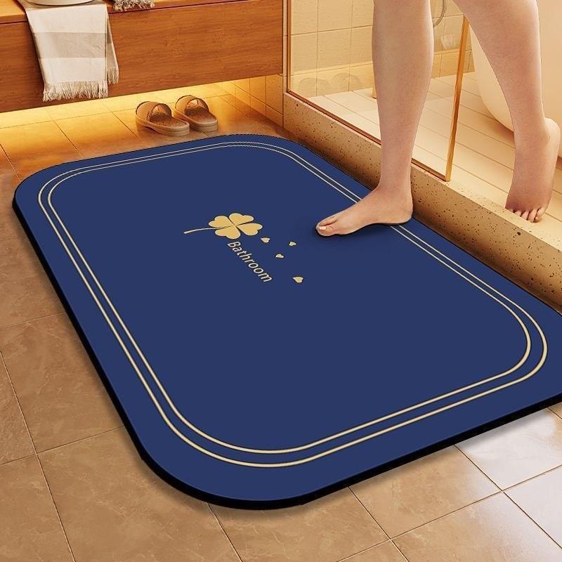 Bathroom floor mat Water-absorbing quick-drying diatom mud floor mat Household bathroom anti-skid mat