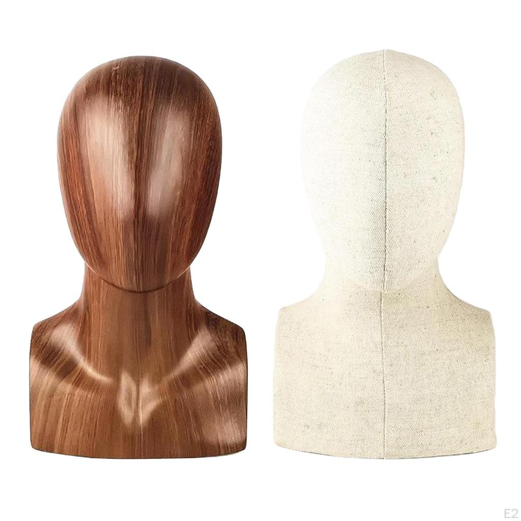 Testa - Supporto e Supporto Maschile in GFRP, Espositori, Cappello, per Esposizione in Salone, Negozio,