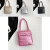 Trendy Minimalist Handbag In Black Gold Silver And Pink Elegant Large Tote For Everyday Use