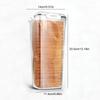 Versiegelte Toast-Aufbewahrungsbox Kunststoff Sandwich-Brotbehälter Brot-Aufbewahrungsbox Nudeln