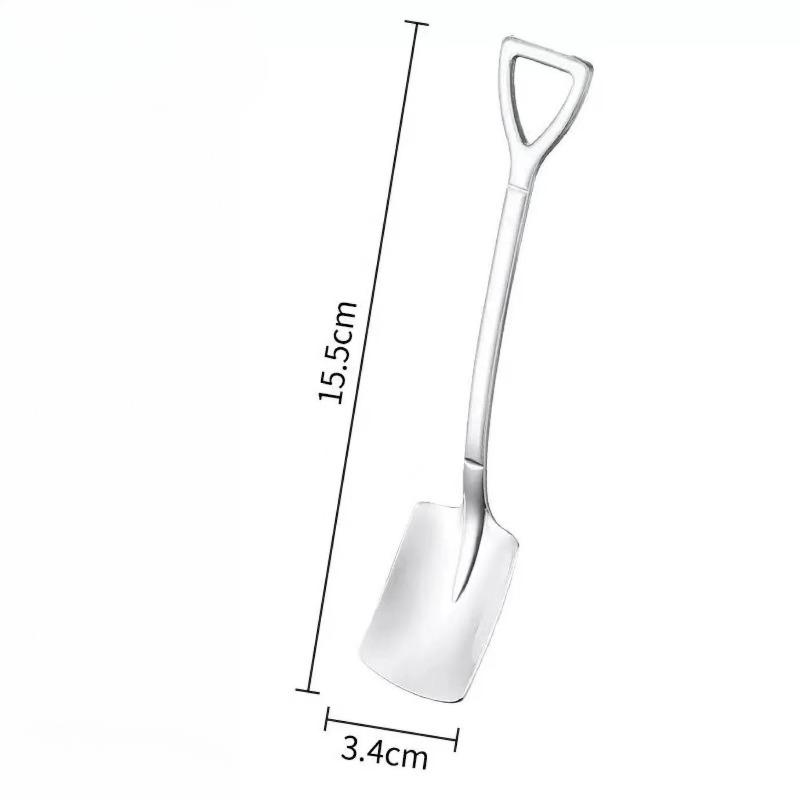 Dessert Spoon 304 Stainless Steel Ice Cream Watermelon Spoon Shovel SpoonSpoon Ice Cream Spoon