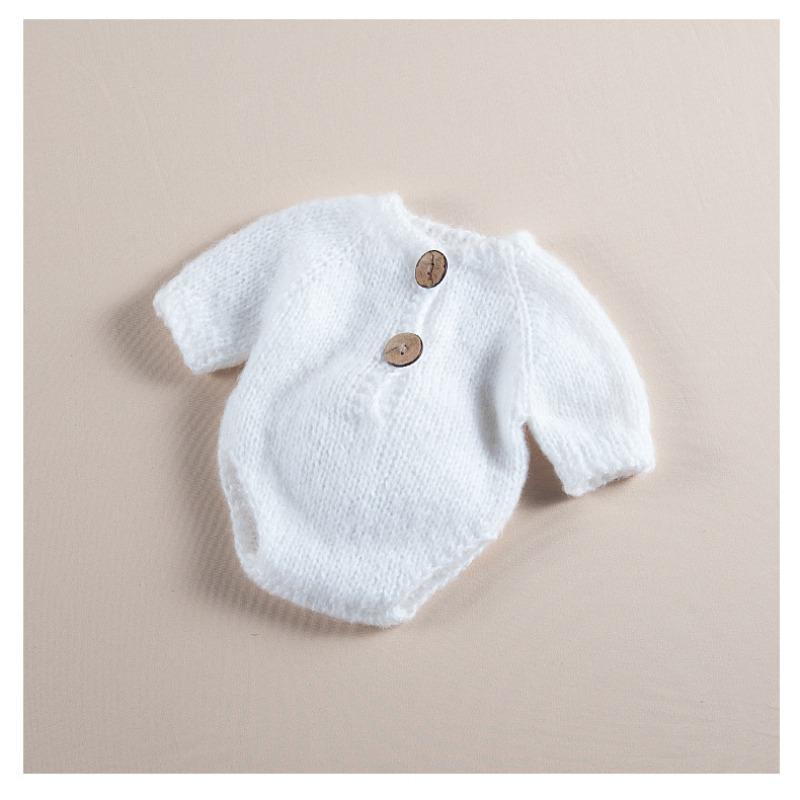 Children's Photography Little White Rabbit Clothing Baby Milk Cotton Yarn Baby Photography Little Rabbit Clothing Set