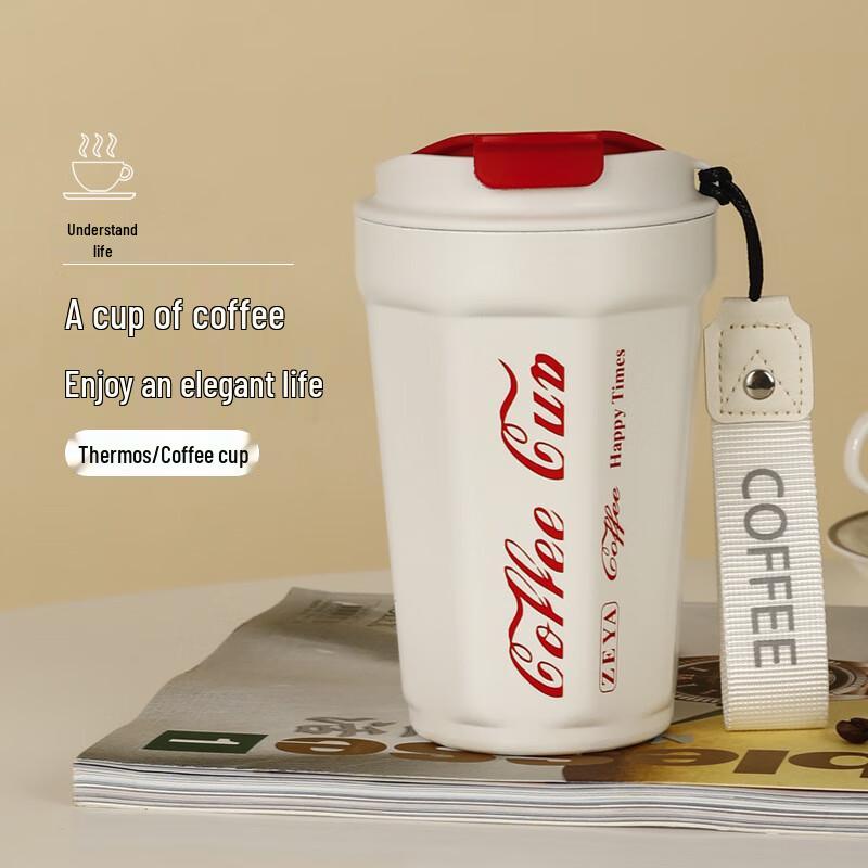 SHZH Portable Insulated Stainless Steel Coffee Mug