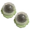 2Pcs Catnip Cat Lick Balls Rotating Catnip Ball Cat Toy Safe Healthy Kitten Chew Toy with Adhesive for Wall or Floor Cats Licking Chewing Play
