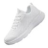 High quality pure white sports shoes mesh breathable running shoes casual soft-soled travel shoes