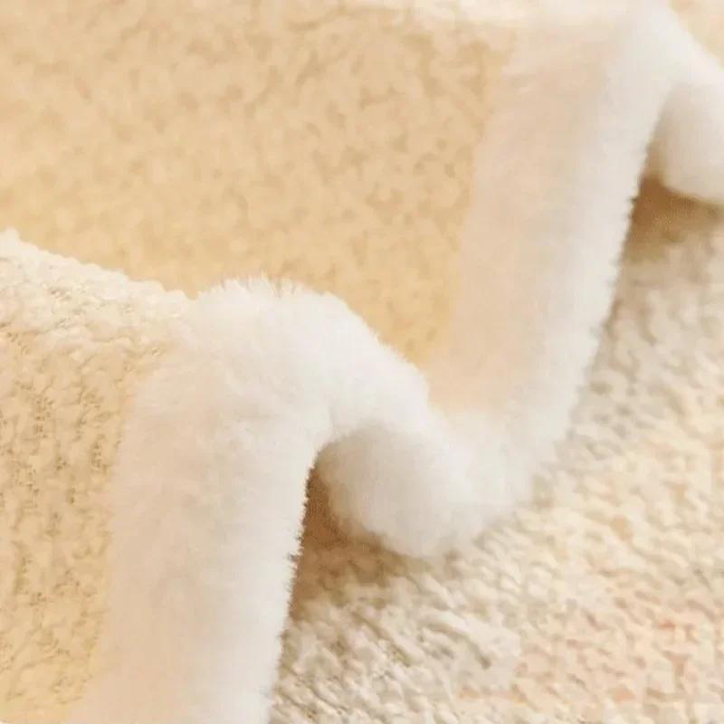 1PC Chenille Sofa Cover for Living Room Thicken Plush Sofa Cushion Pad Universal Non-slip Couch Towel for Living Room Xmas Decor