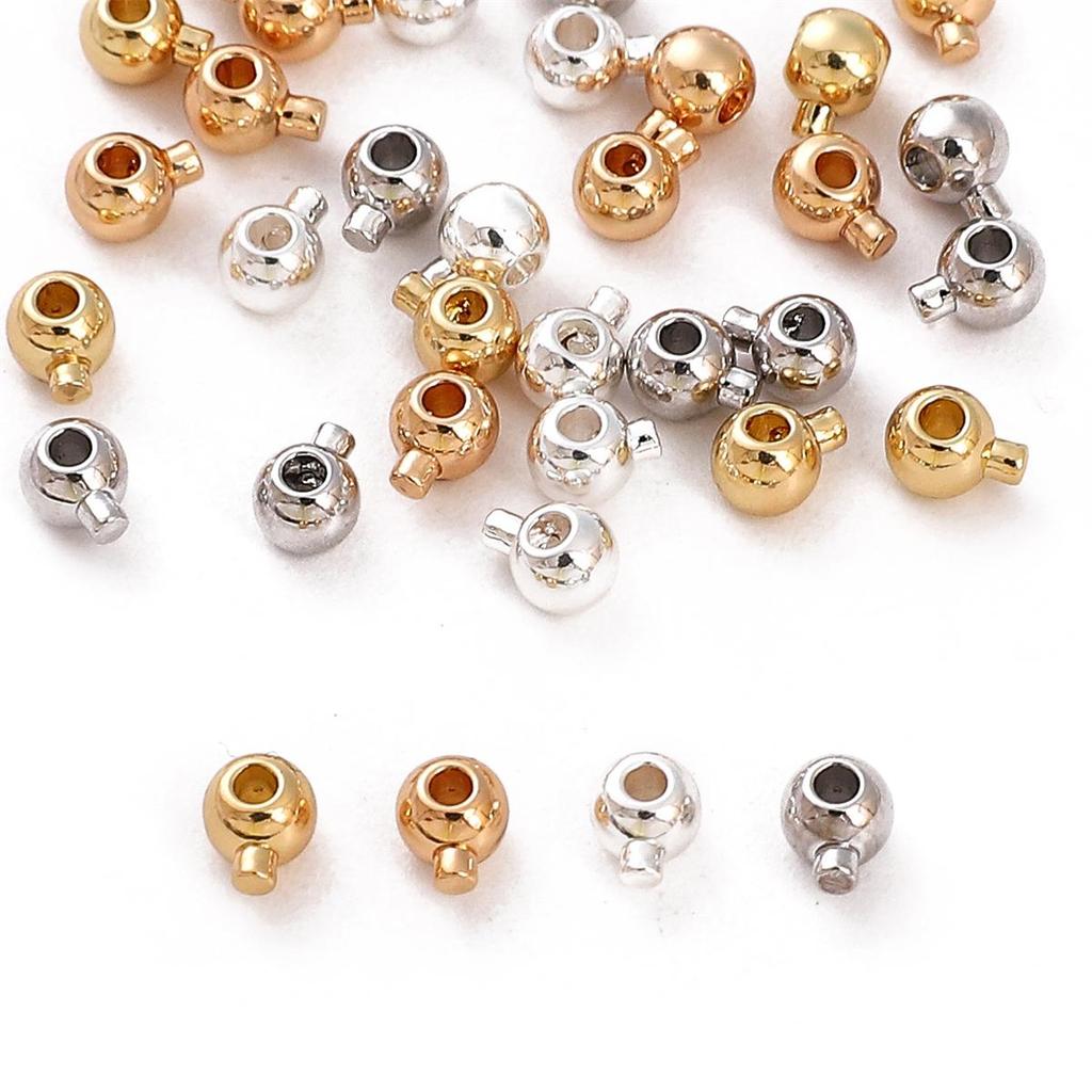 Copper Circular Positioning Fishwire Buckle for DIY Jewelry Making 1 Pc