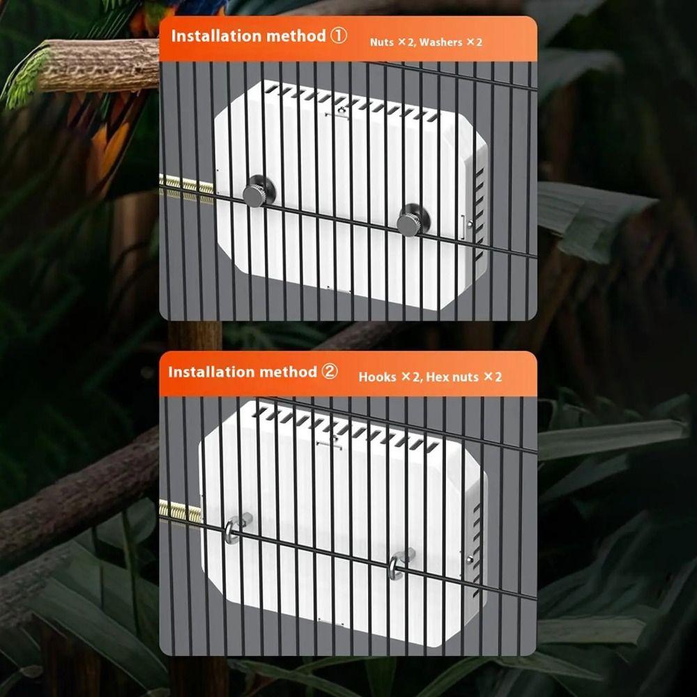 Lightless Design Parrot Cage Warming Panel Safe Heating Bird Warming Device Indoor Heating