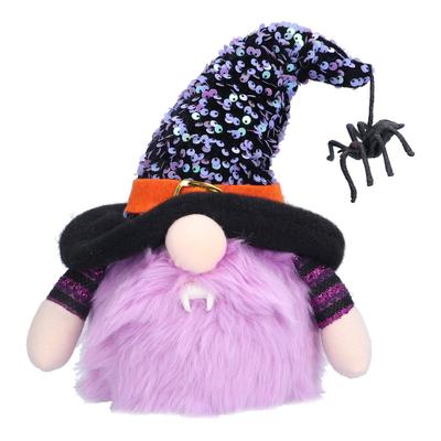 Halloween Decoraties Verlichte Dwerg Ornamenten Halloween Gloeiende Gezichtloze Pop voor Kerst