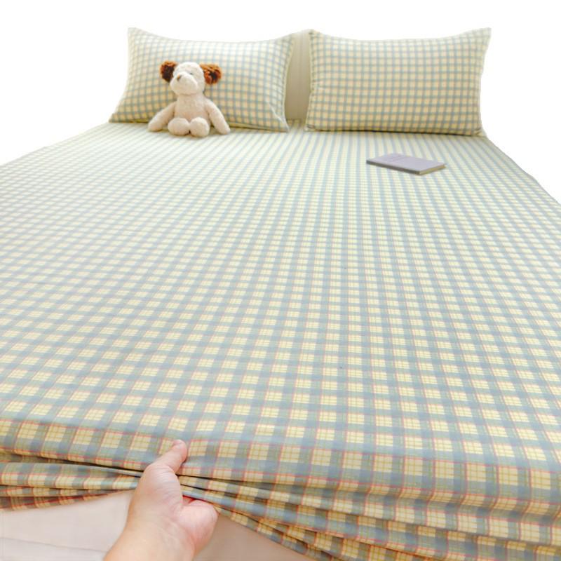 Ultra-Soft Cotton Print Single Bed Sheet & Mattress Protector for Dorms (2026)