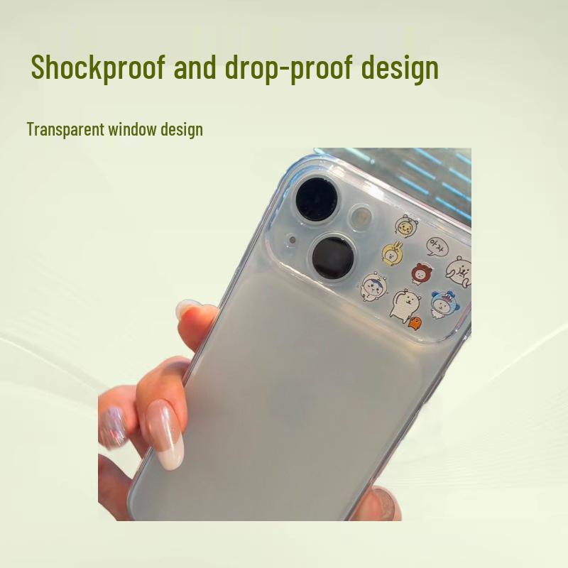 

Instant Shell Transparent Case for Apple 13-17 Pro Max & 11/12 Pro/XR/XS iPhone 13 Pro Max