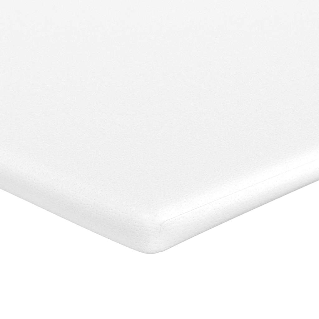 Ottoman Bed with Mattress White 90x200 cm Faux Leather