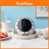 Kitchen Timer Mechanical Stainless Steel Round Desk Timer For Cooking And Baking
