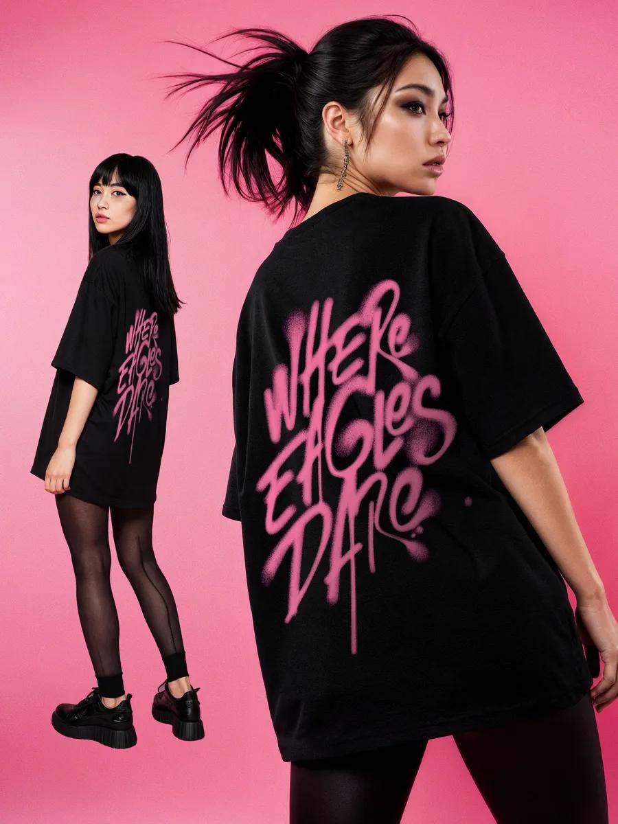 Vintage T-shirt with cats y2k M