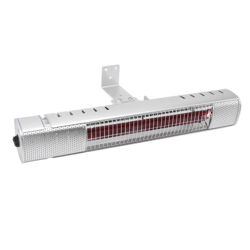 1500W Infrared Outdoor Electric Space Heater Wall Mounted Waterproof Patio Heater