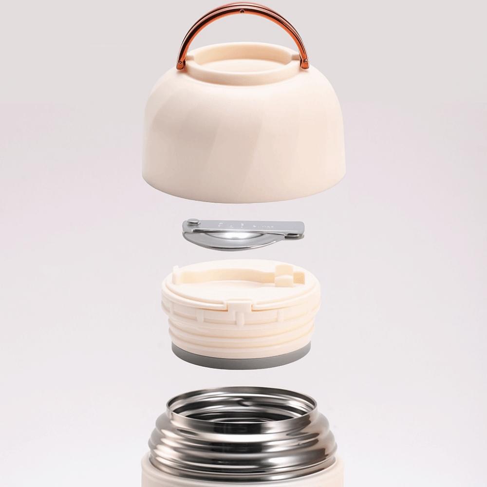 Handheld Thermal Soup Cup Stainless Steel Lunch Box Portable Food Thermal Jar  School