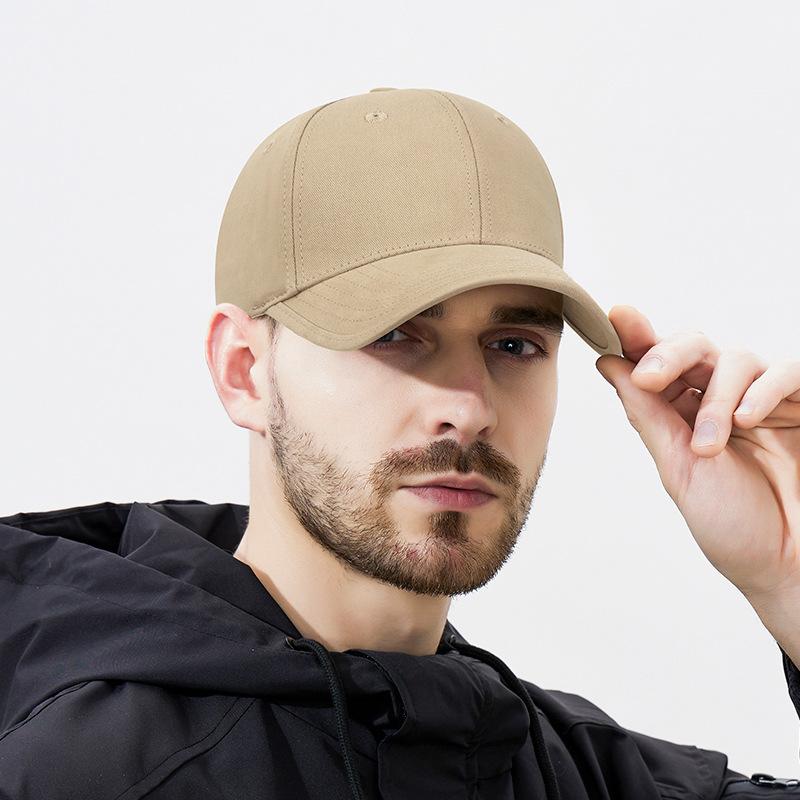 Large Size Customized Trendy Army Green Baseball Cap For Men Summer Streetwear Women Hats Cotton Big Size Adjustable Baseball Ha