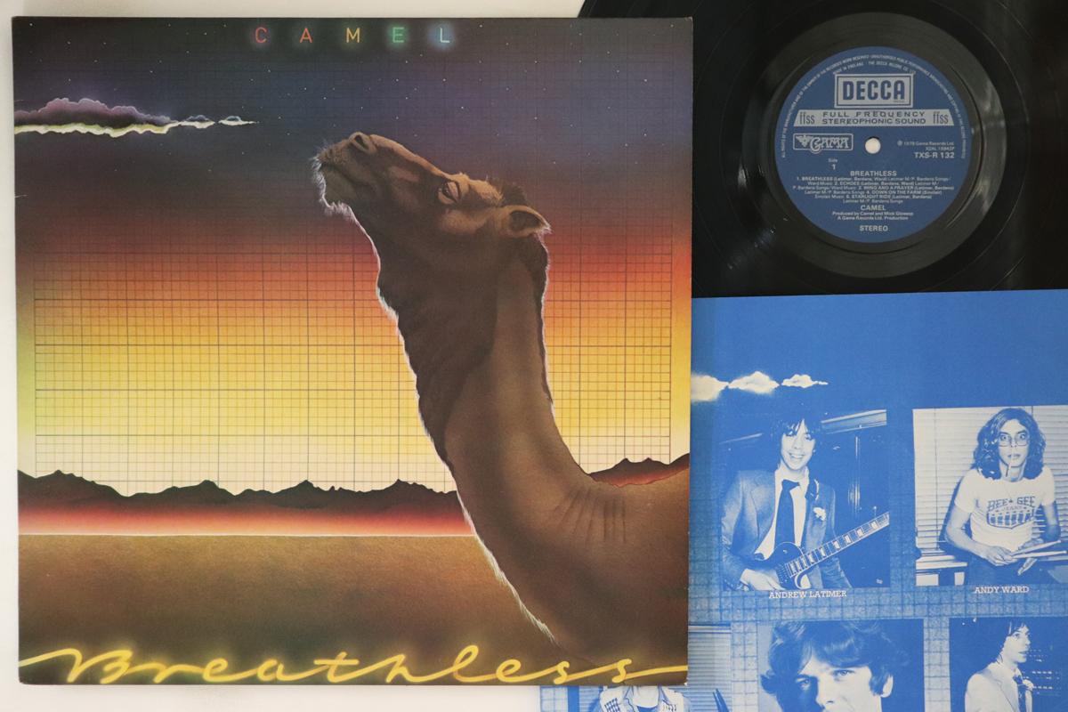 

LP Record CAMEL - Breathless TXSR132 DECCA 1978 UK Rock Used