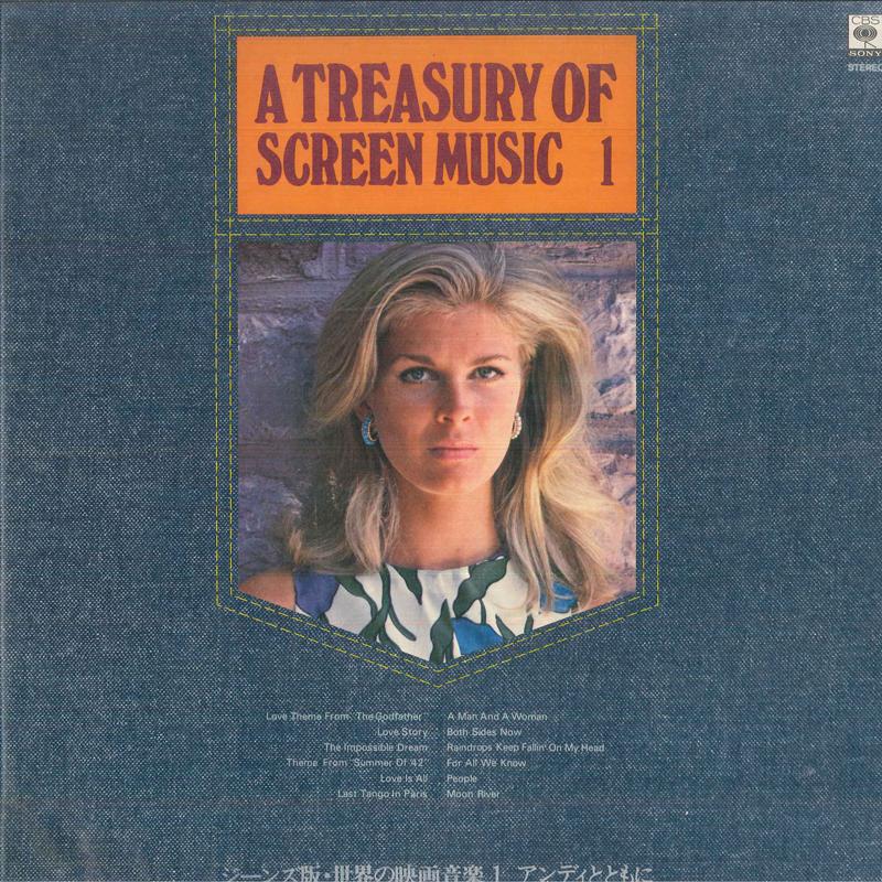 

LP Record ANDY WILLIAMS A Treasury Of Screen Music 1 YDSC101 CBS SONY Japan Jazz Used