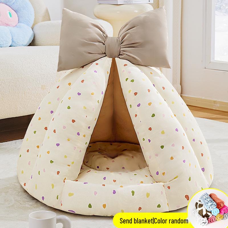 Four Seasons Semi-Closed Pet Tent: Universal Dog & Cat House